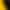 A painting of a dark figure with bright eyes peering from the right edge of a yellow backdrop.