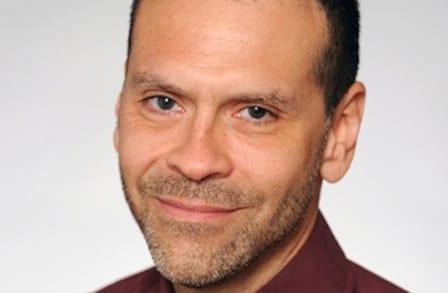 Color photograph of poet Steven Cordova