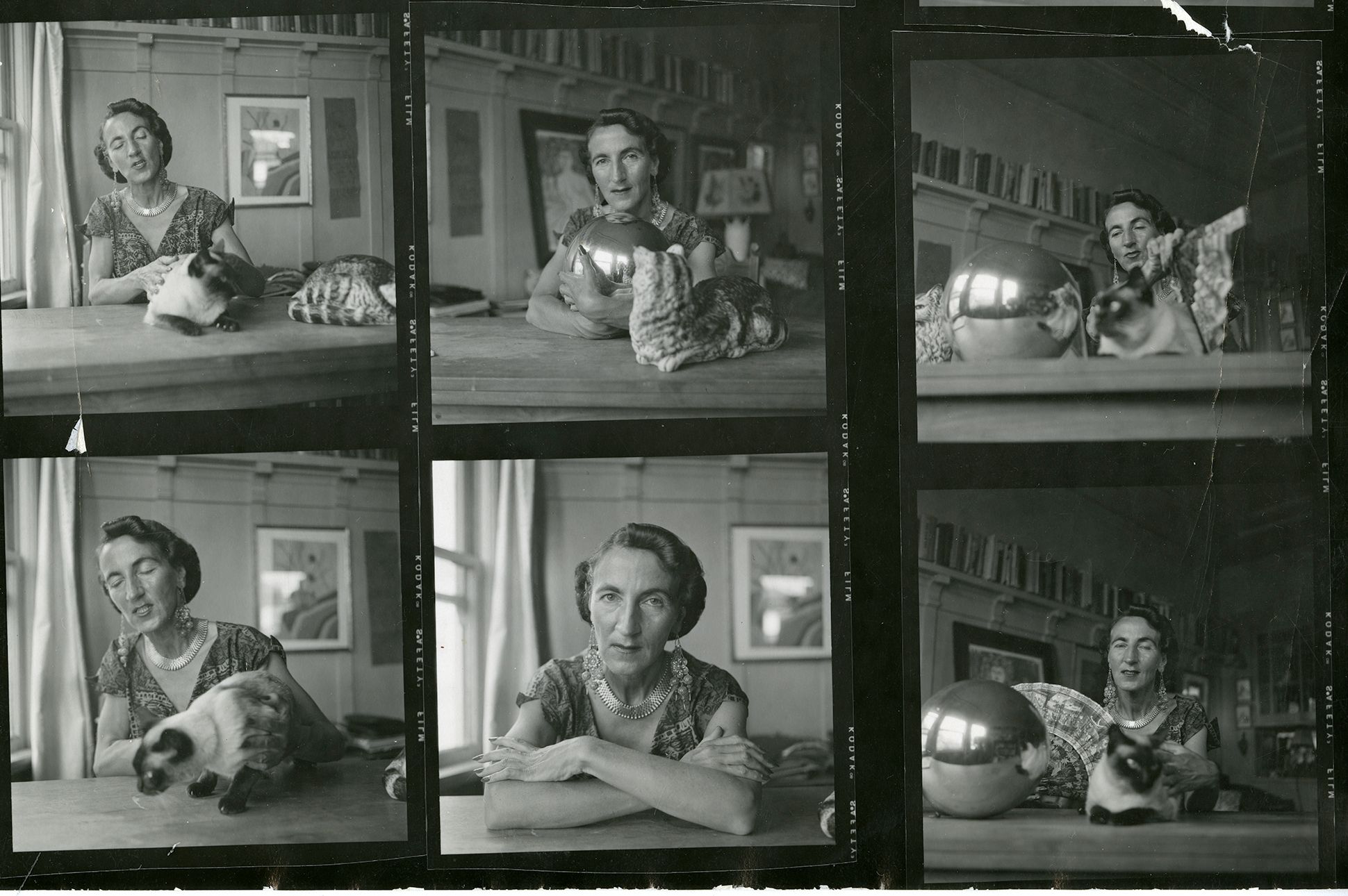 Six images of Helen Adam