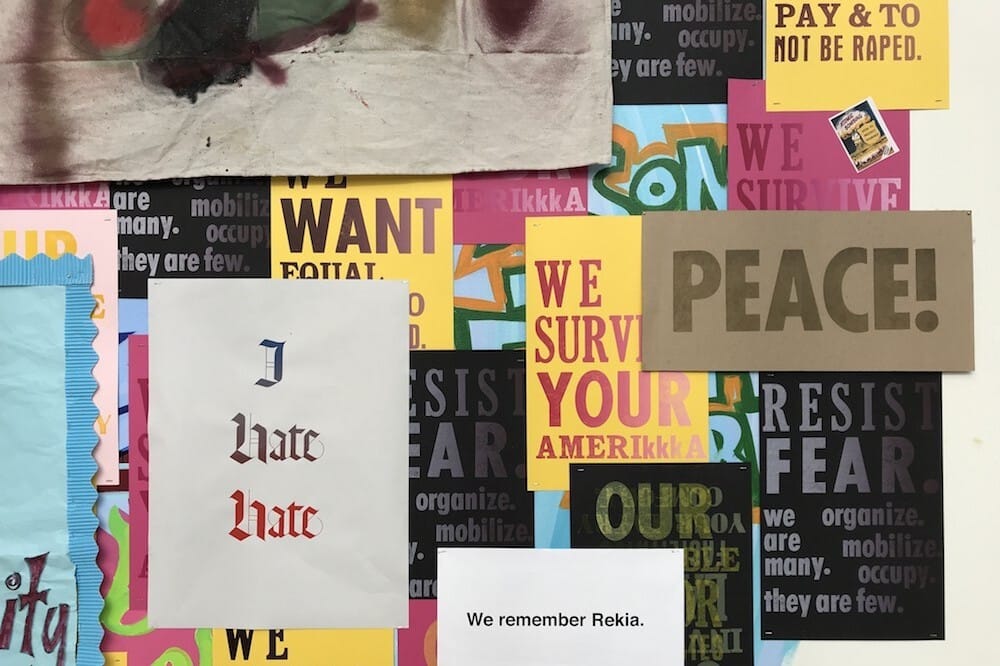 Signs of Resistance, exhibition, (detail)