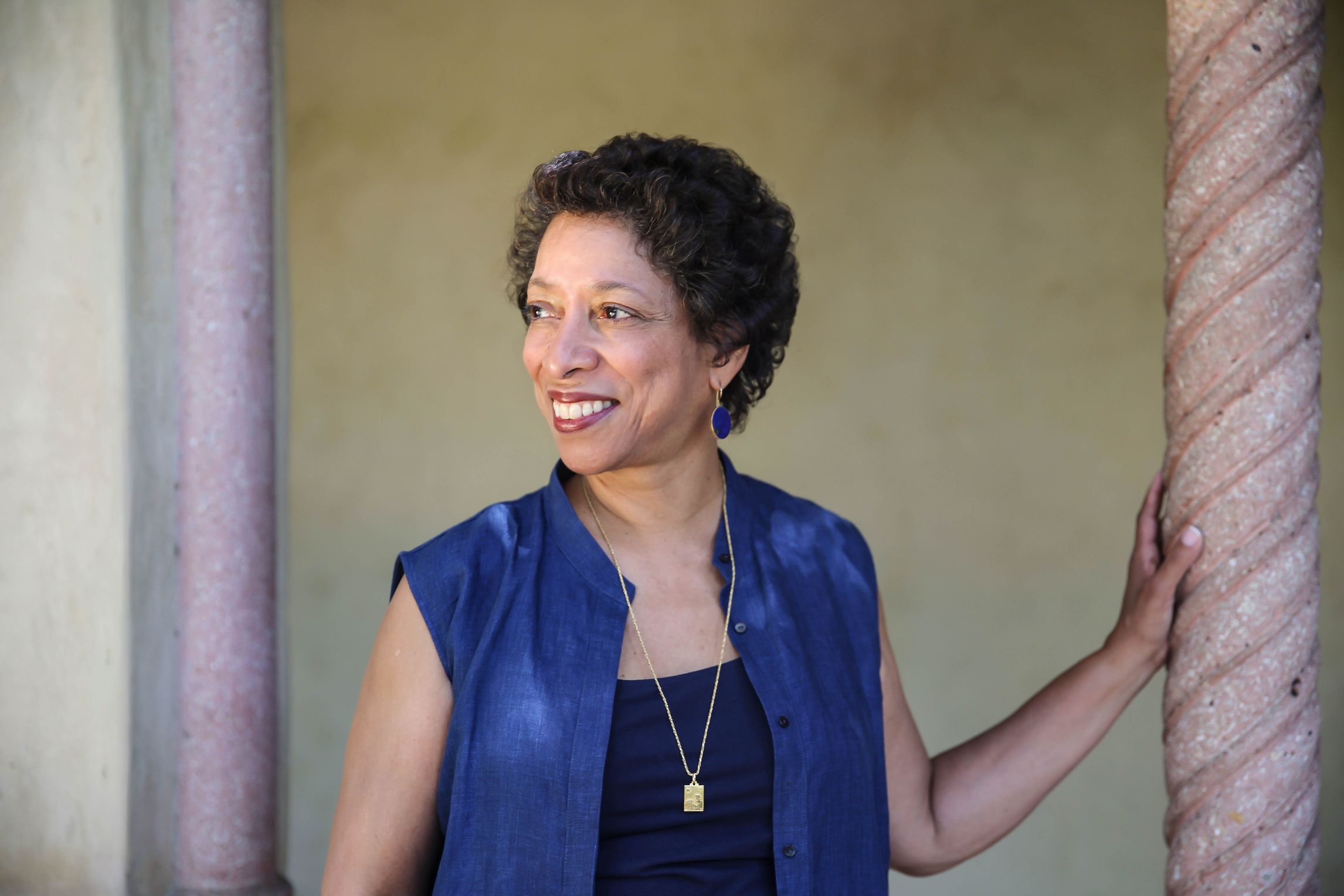 Lynne Thompson at Margaret Fowler Garden, Scripps College