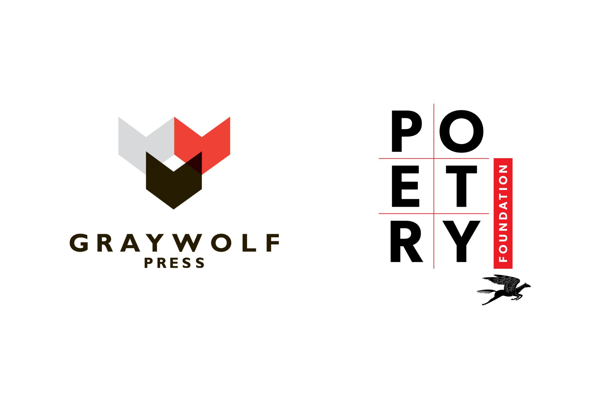 Graywolf Press and Poetry Foundation logos. Both are in black and red.