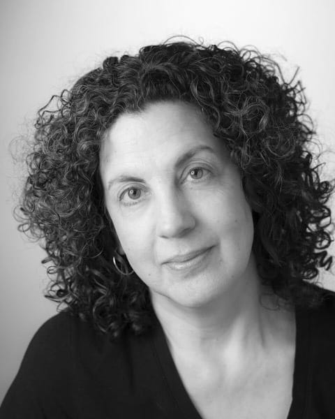 Black and white headshot of Lia Purpura