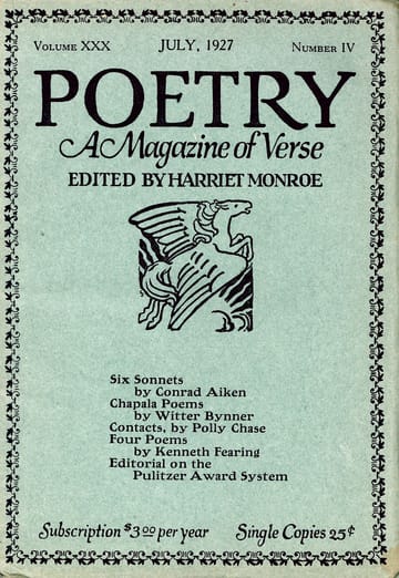 July 1927 | The Poetry Foundation