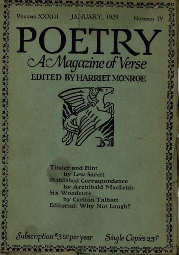 January 1929 | The Poetry Foundation